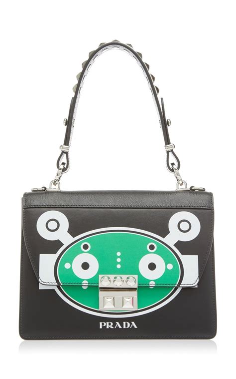 patch borse prada robot|PRADA Saffiano Cuir Calfskin Monochrome Robot Patches .